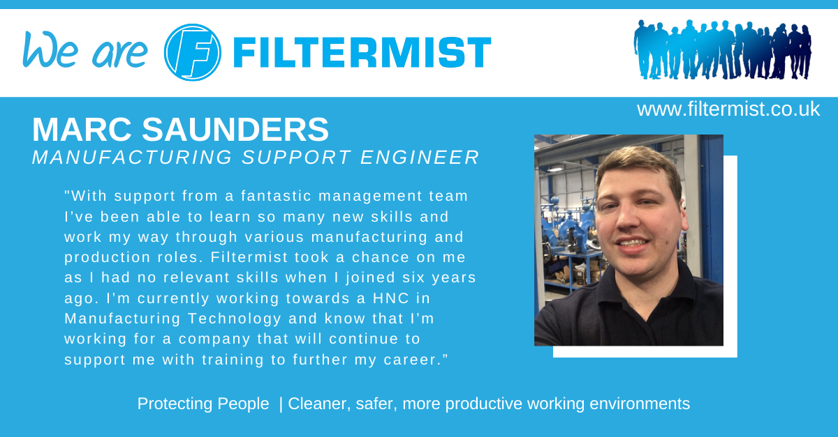 We are Filtermist… Marc Saunders